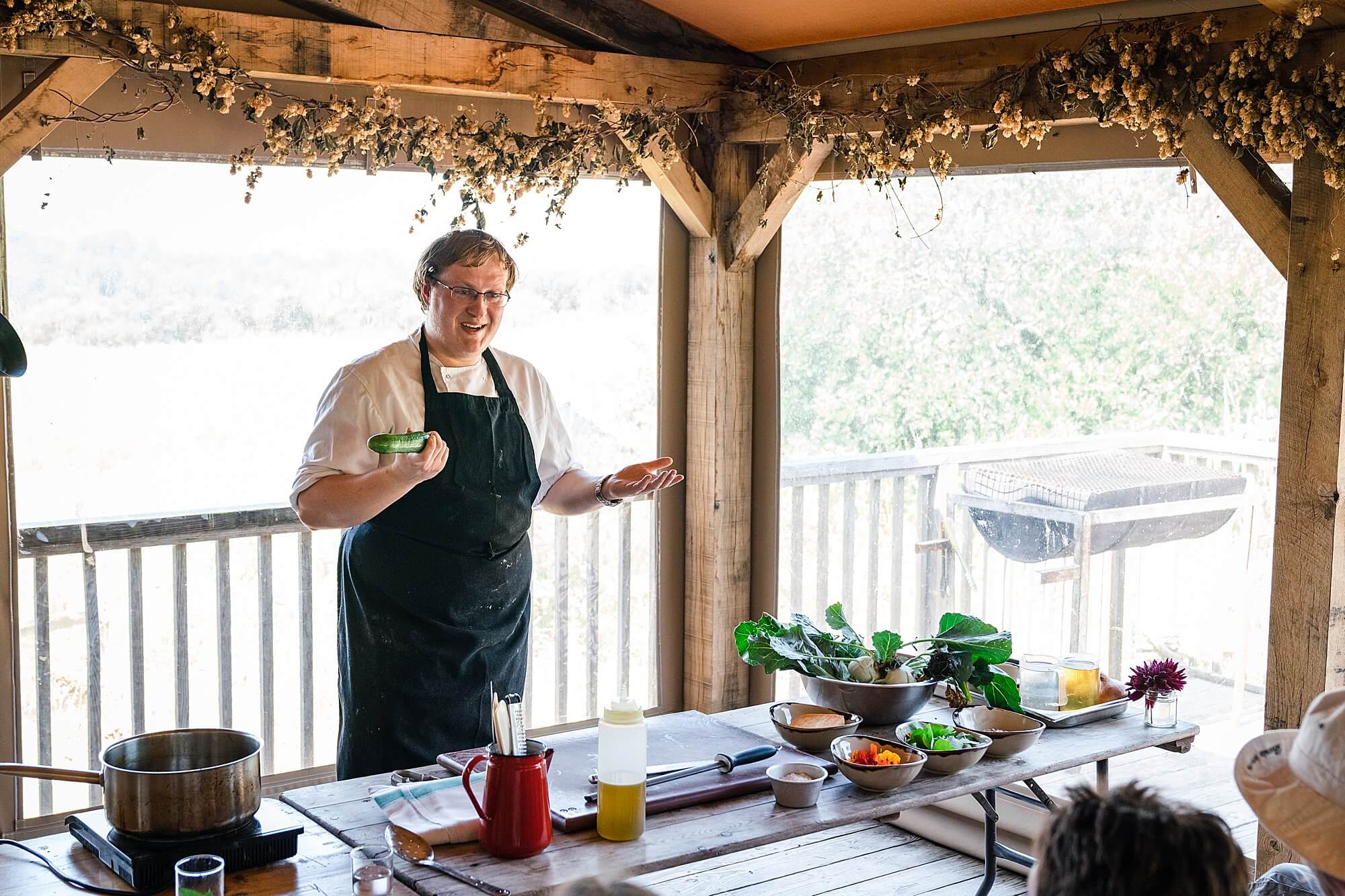 vegetarian cookery demonstration course at river cottage hq